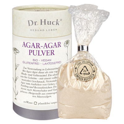 Dr. Huck Agar-Agar Pulver aus nachhaltiger Produktion